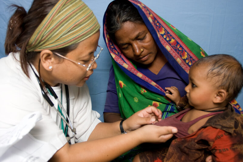 Emergency Medical Response in Nepal — Images with recognizable faces should be used for editorial and educational projects only — Asia, Nepal, Flood, floods,...