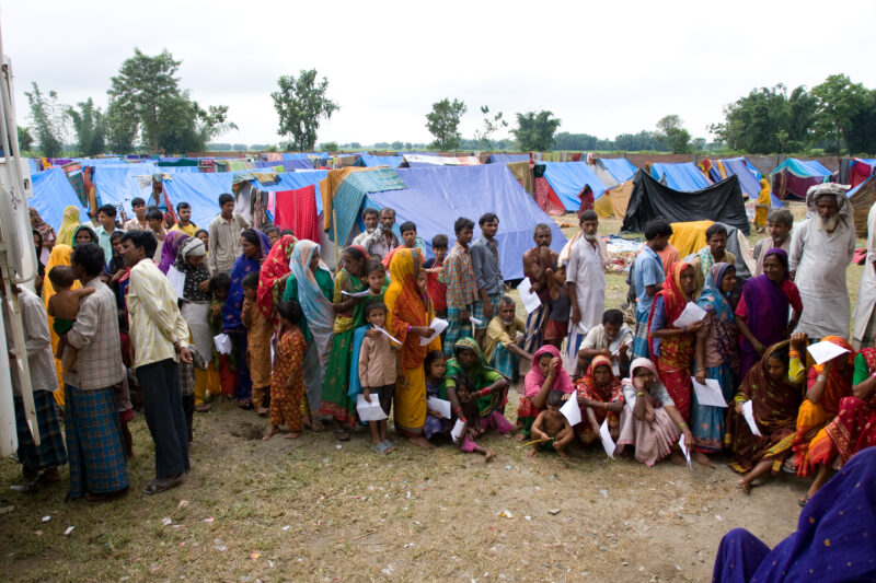 Emergency Medical Response in Nepal — Images with recognizable faces should be used for editorial and educational projects only — Asia, Nepal, Flood, floods,...