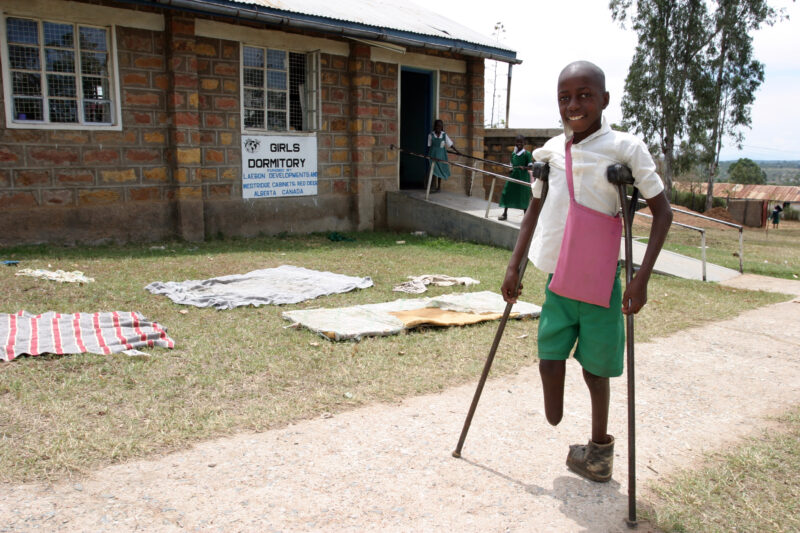Disabled Children in Kenya — In 1991, with the assistance of ADRA, Dr — Kenya, Africa, ADRA, AID, Assistance
