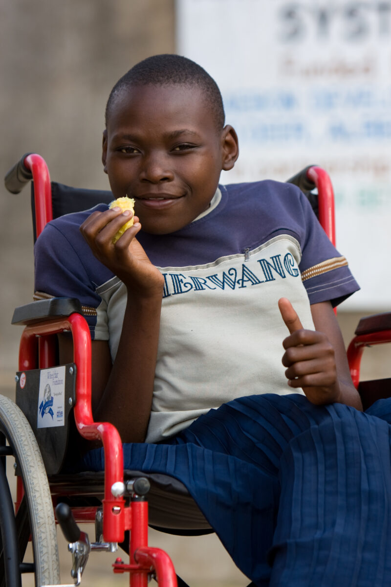 Disabled Child in Kenya — In 1991, with the assistance of ADRA, Dr — Kenya, Africa, ADRA, AID, Assistance