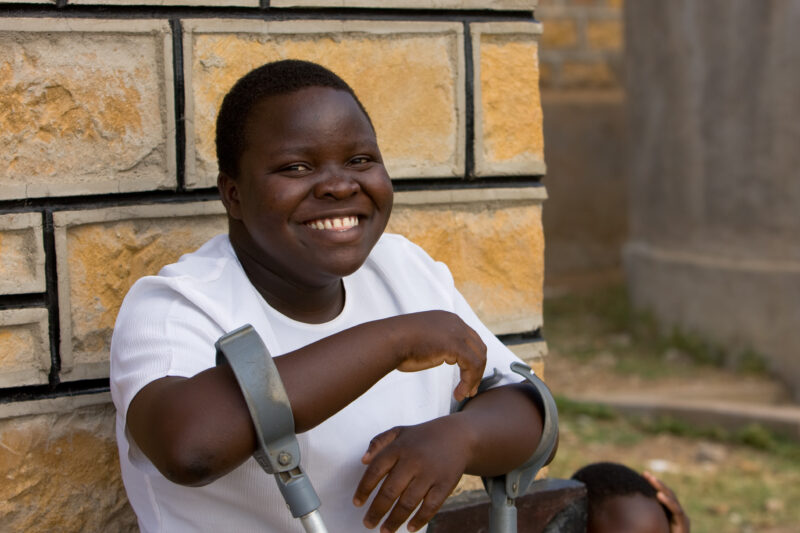 Disabled Child in Kenya — In 1991, with the assistance of ADRA, Dr — Kenya, Africa, ADRA, AID, Assistance