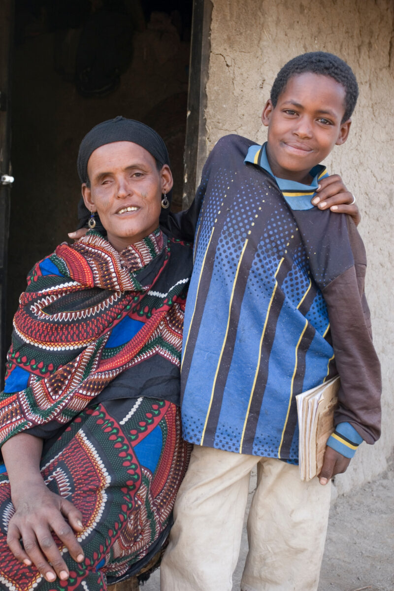 Disabled Boy in Ethiopia — Boy with disability living in a small rural village in Ethiopia, gets assistance from a program sponsored by ADRA Norway — Ethiopi...
