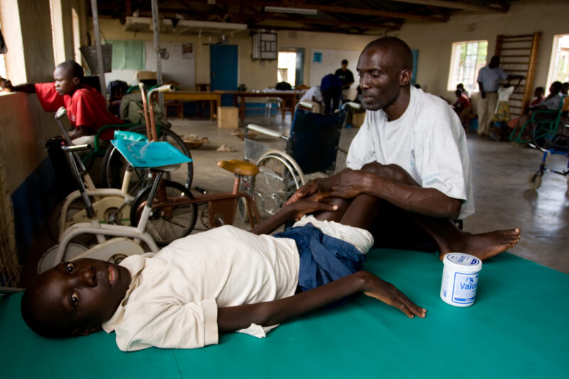 Disabled Child in Kenya — In 1991, with the assistance of ADRA, Dr — Kenya, Africa, ADRA, AID, Assistance