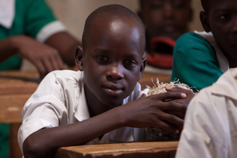Disabled Child in Kenya — Children with disabilities participate in a program sponsored by ADRA in Western Kenya, Kendu Bay — Kenya, Africa, ADRA, AID, Assis...