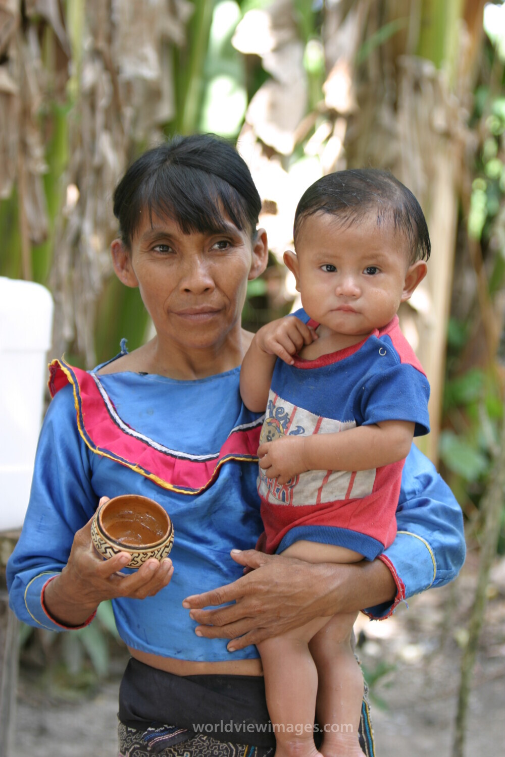 Mother and Baby in Peru