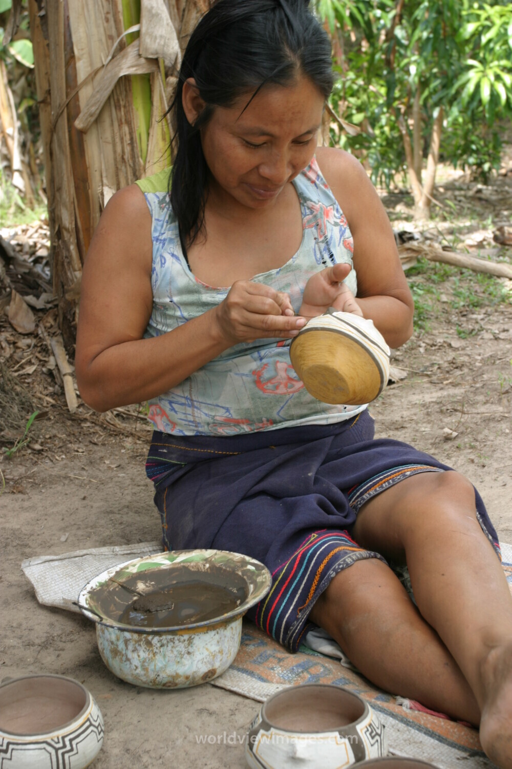 Shipibo Indian Woman in Peru