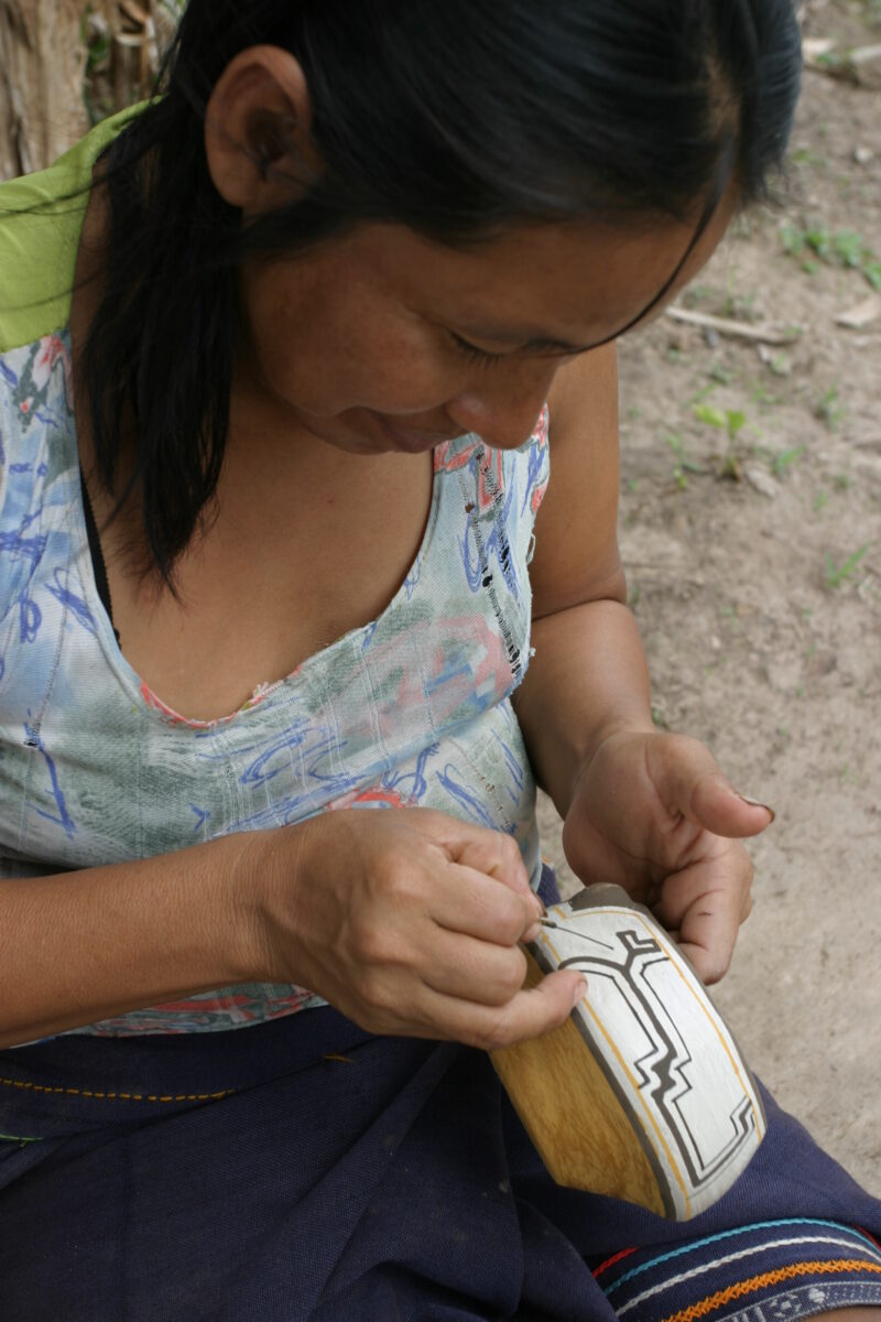 Shipibo Indian Woman in Peru — ADRA, Peru, Poverty, Shipibo Indians, Ucayali River