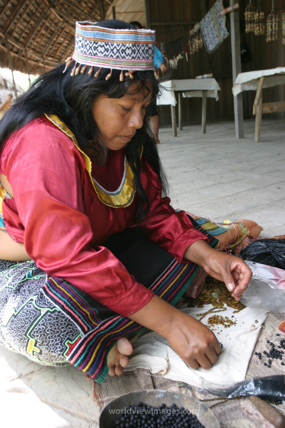 Shipibo Indian Woman in Peru