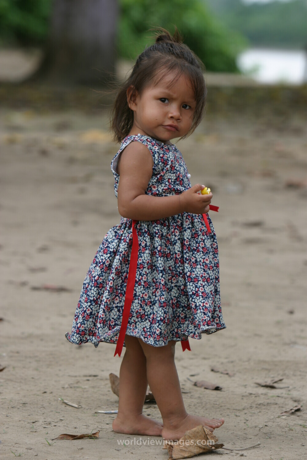 Shipibo Girl in Peru