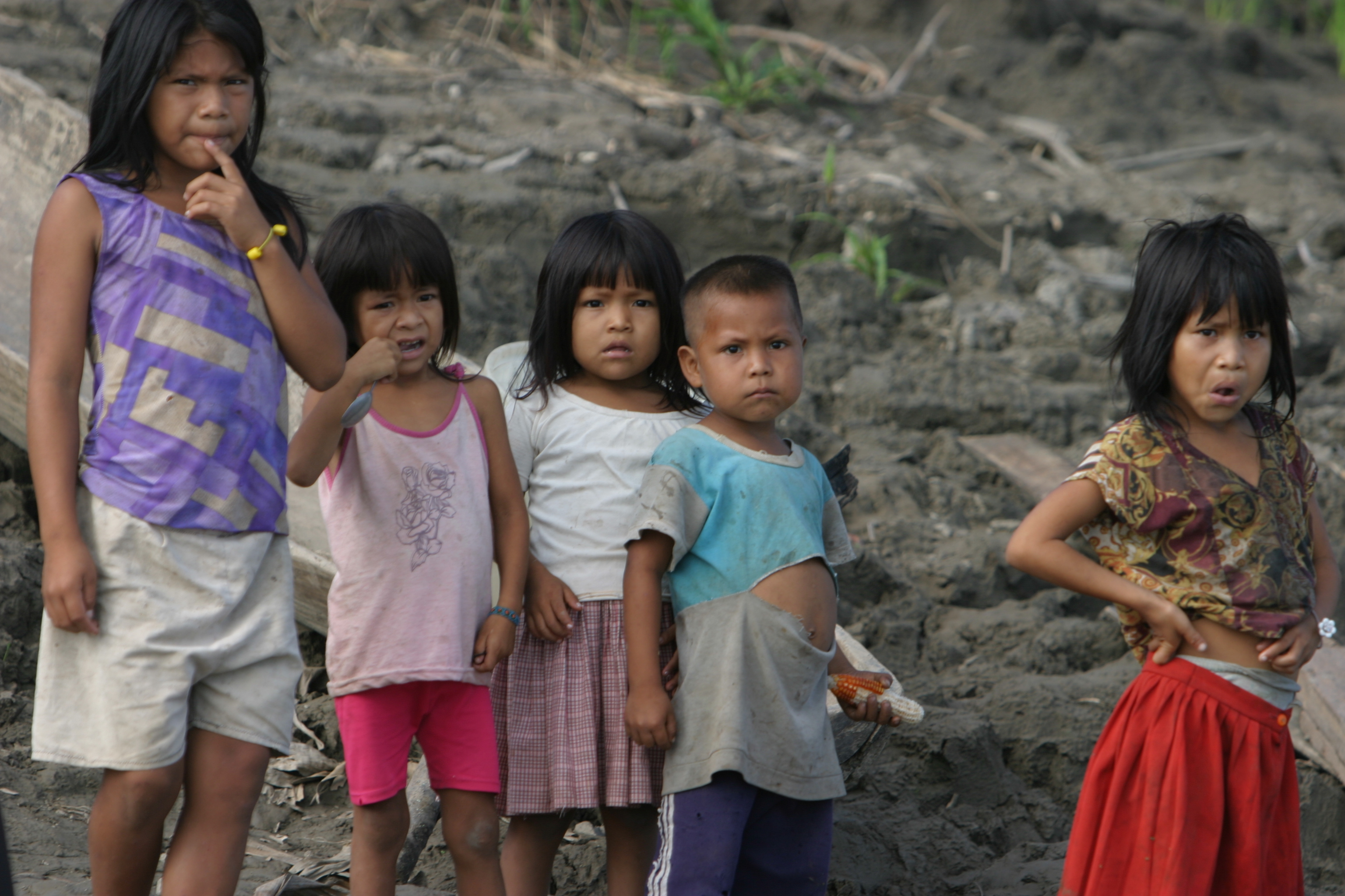 Shipibo Ethnic Children in Peru