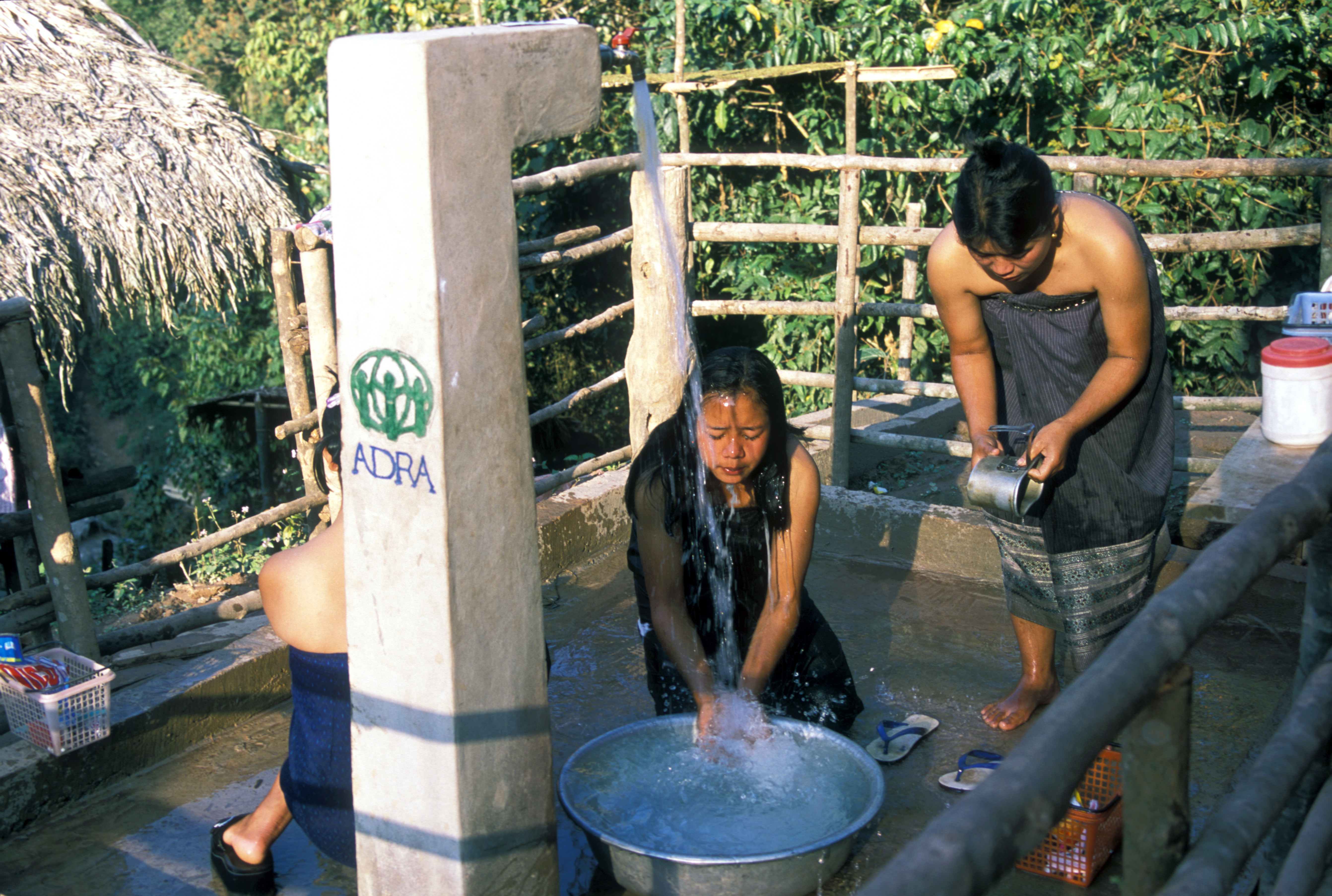 Washing Up in Laos