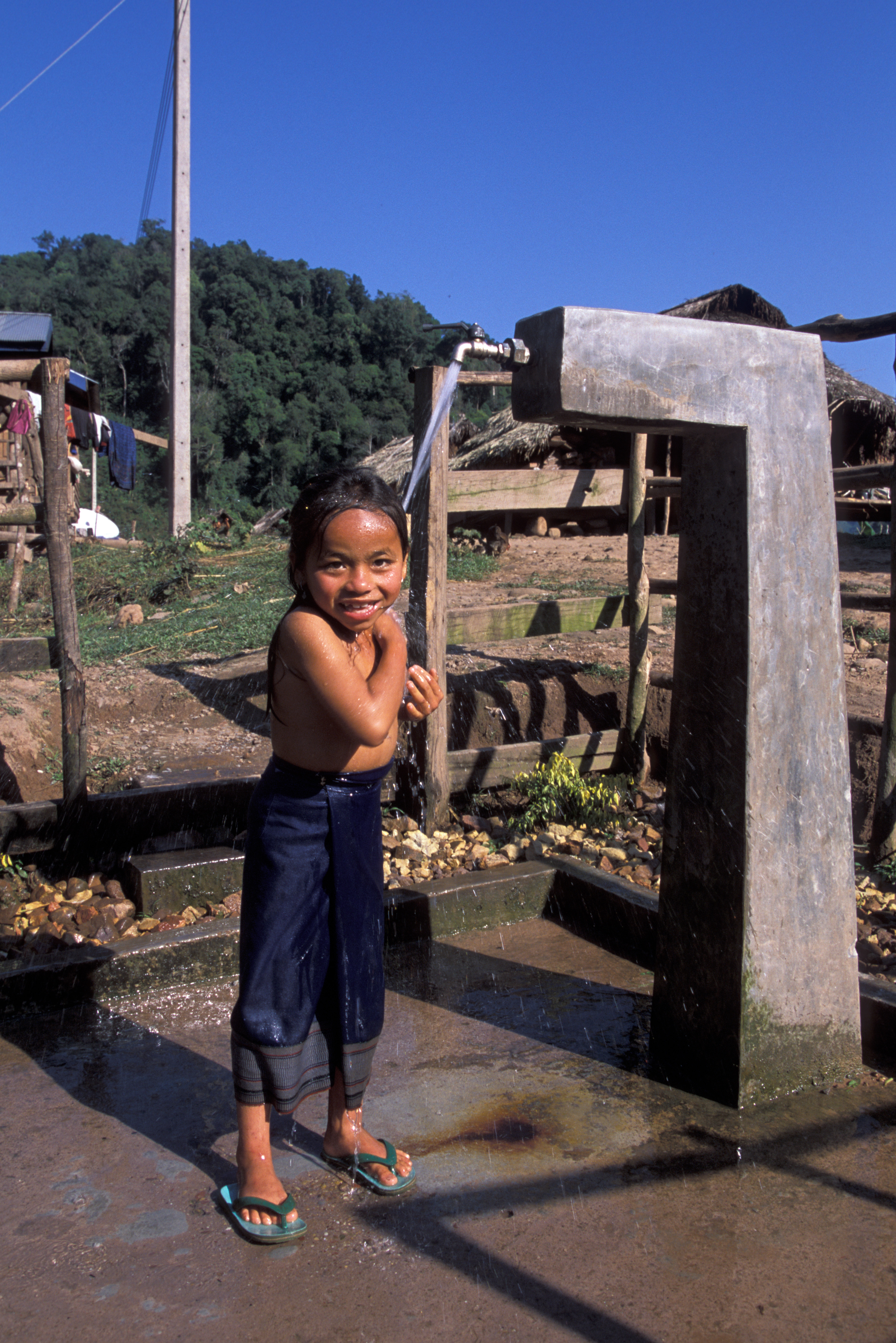 Washing Up in Laos