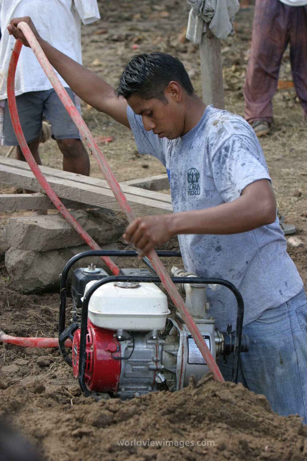Drilling Well in Peru
