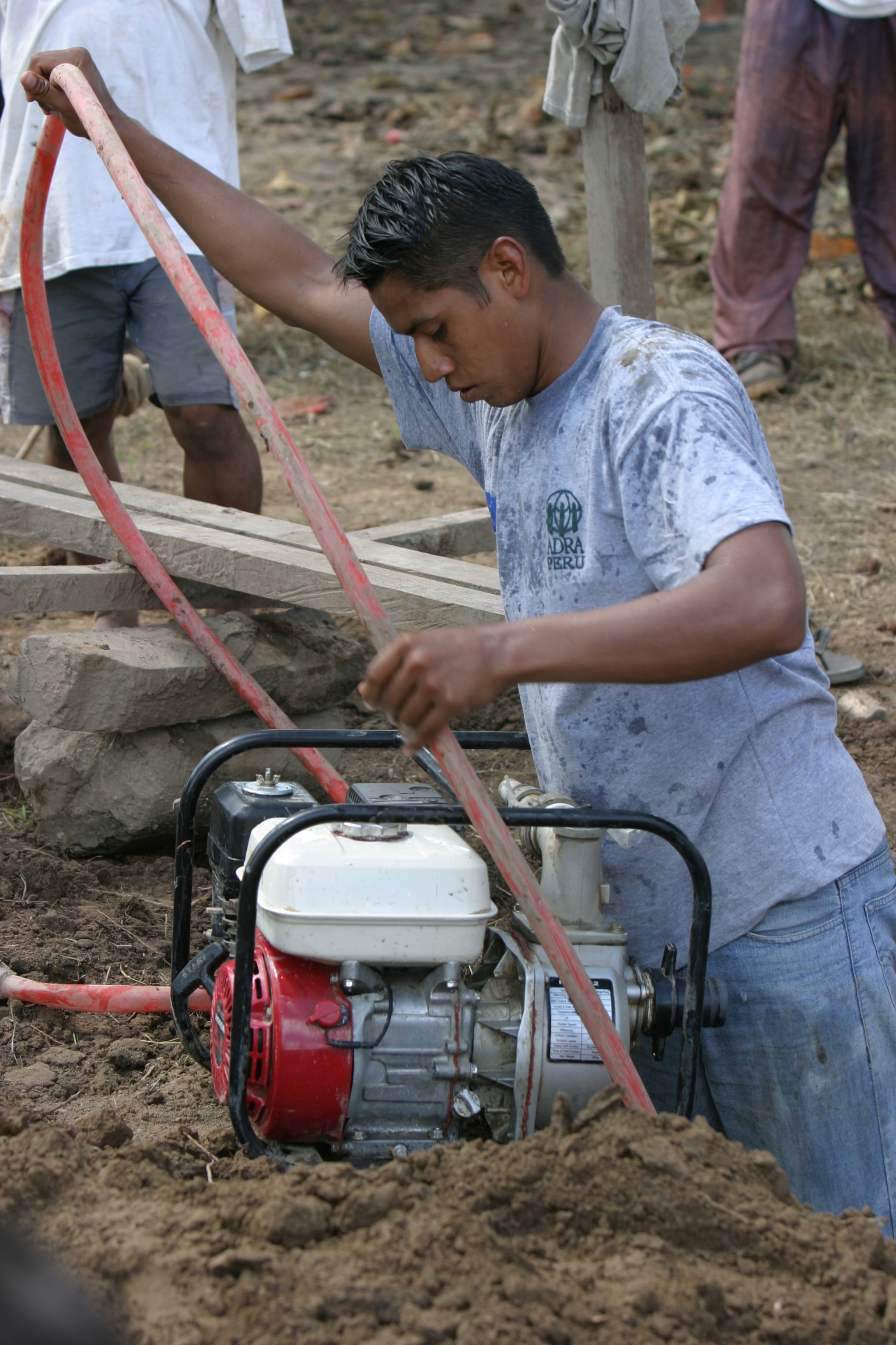 Drilling Well in Peru