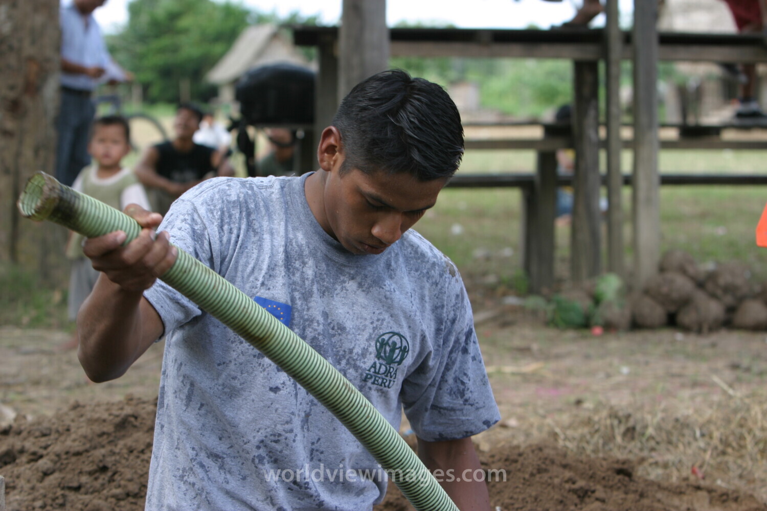 Drilling Well in Peru