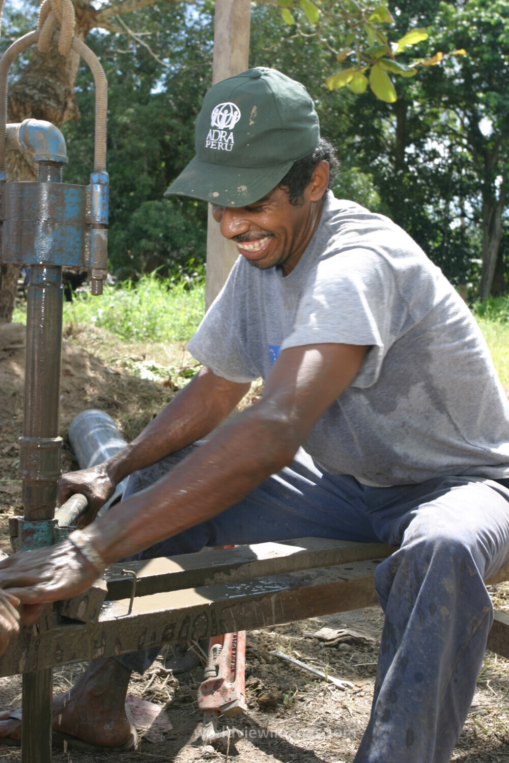 Drilling Well in Peru