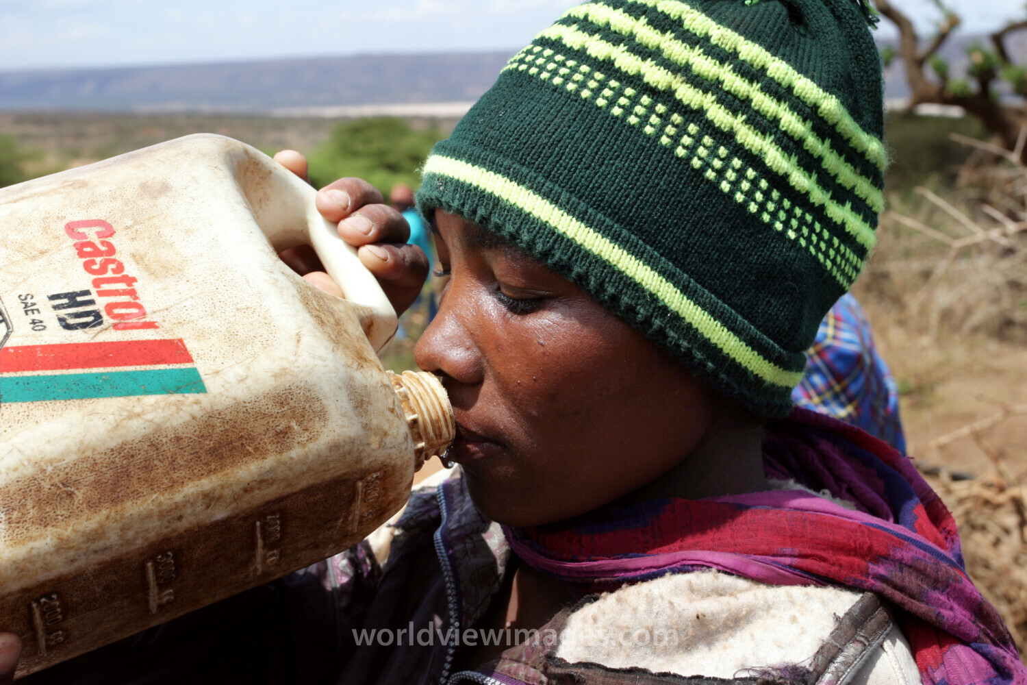 Drinking water in Tanzania
