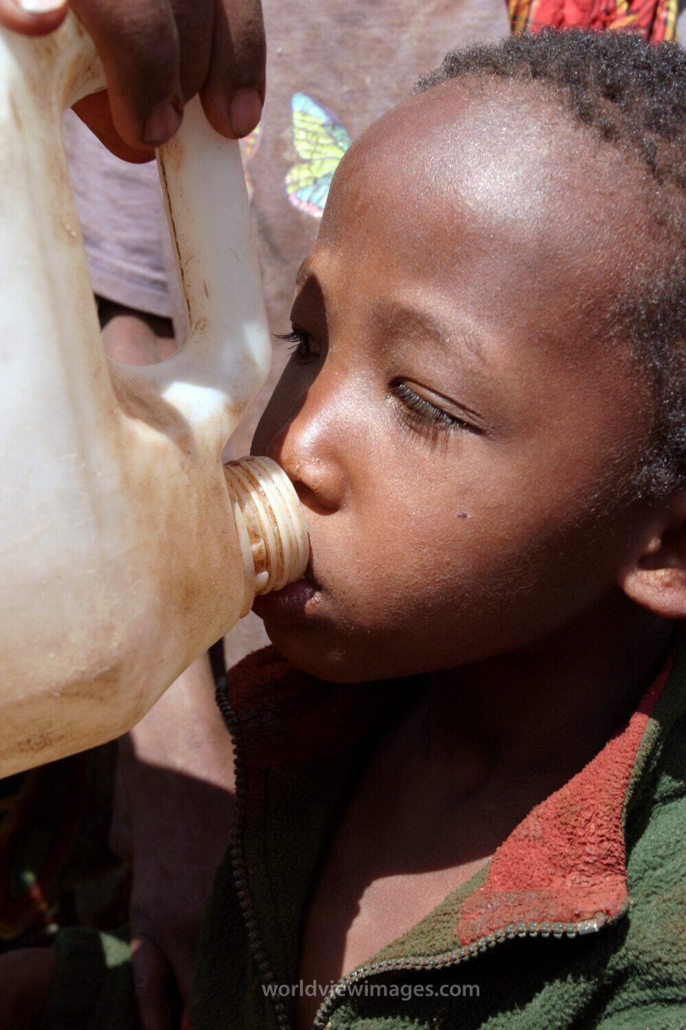 Drinking water in Tanzania