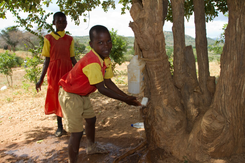 Washing Hands in Kenya
