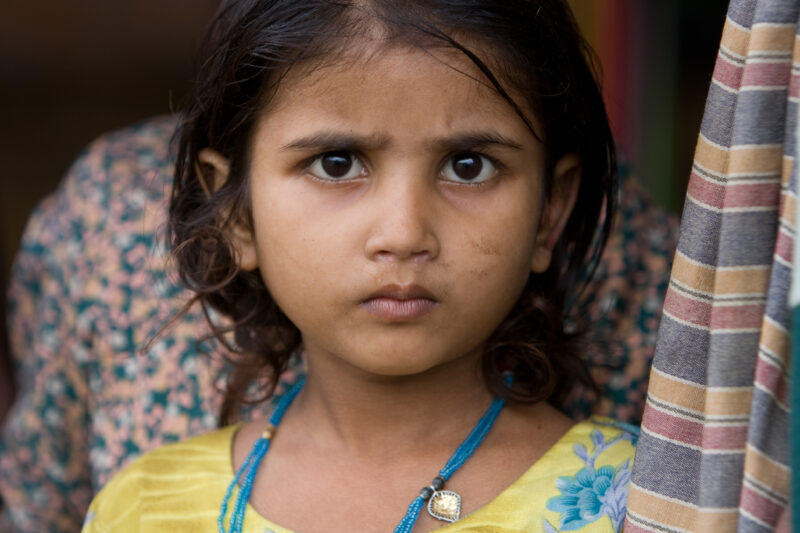 Internally Displaced — Faces of children in Southern Nepal that were displaced by flooding. — Children, Nepal, India, refugee, refugees