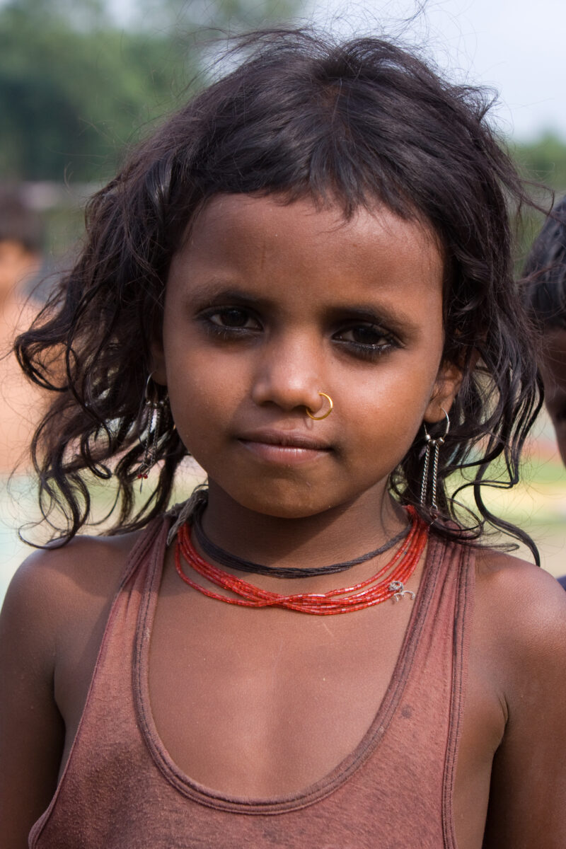 Internally Displaced — Faces of children in Southern Nepal that were displaced by flooding. — Children, Nepal, India, refugee, refugees