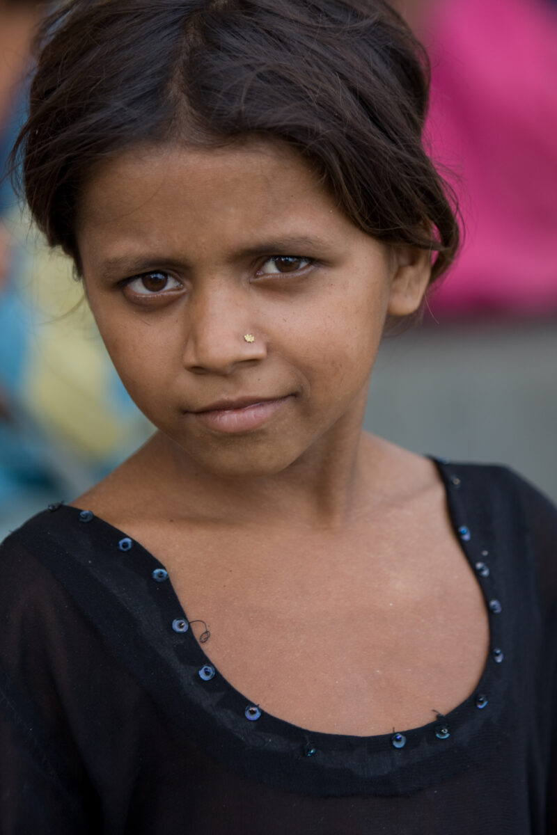 Internally Displaced — Faces of children in Southern Nepal that were displaced by flooding. — Children, Nepal, India, refugee, refugees