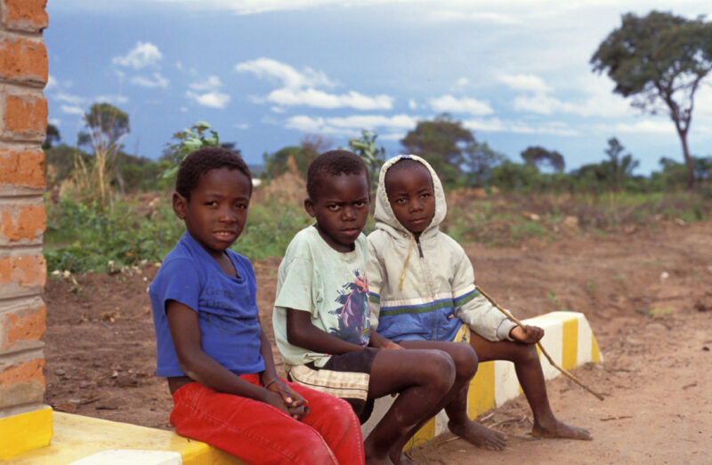 Faces of Zambia — Children growing up in Rural Zambia, Africa — Zambia, Africa, children