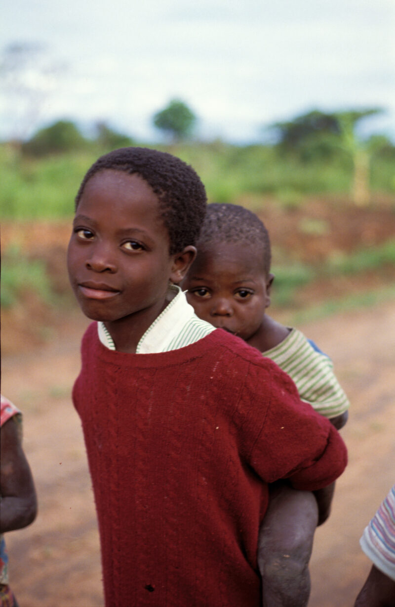 Faces of Zambia — Children growing up in Rural Zambia, Africa — Zambia, Africa, children