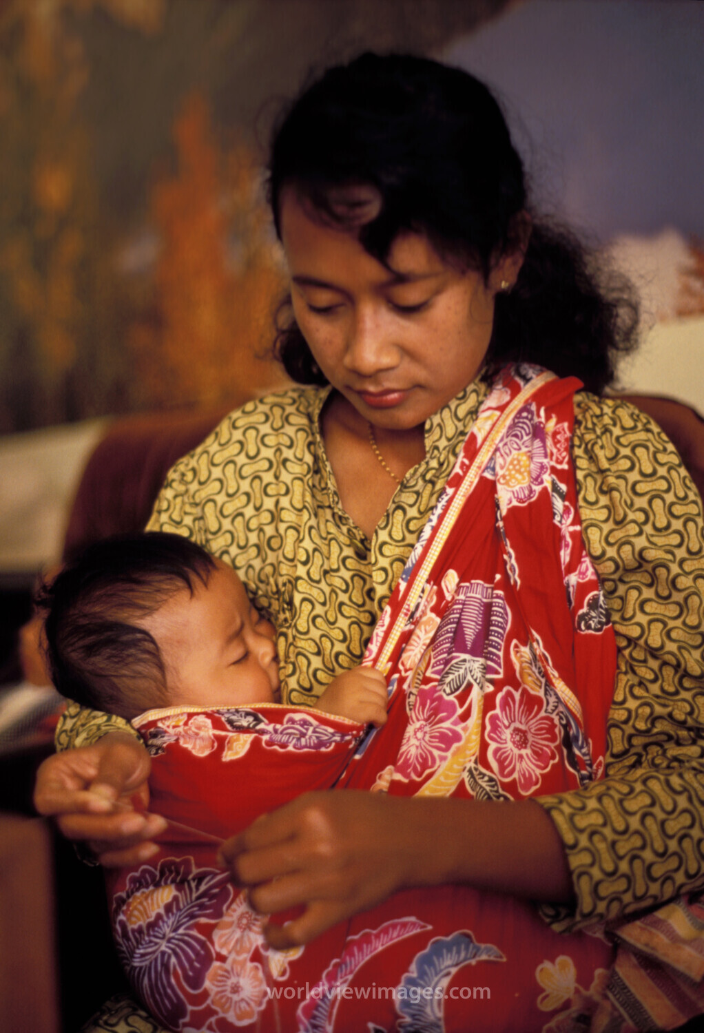 Mother and Baby in Indonesia