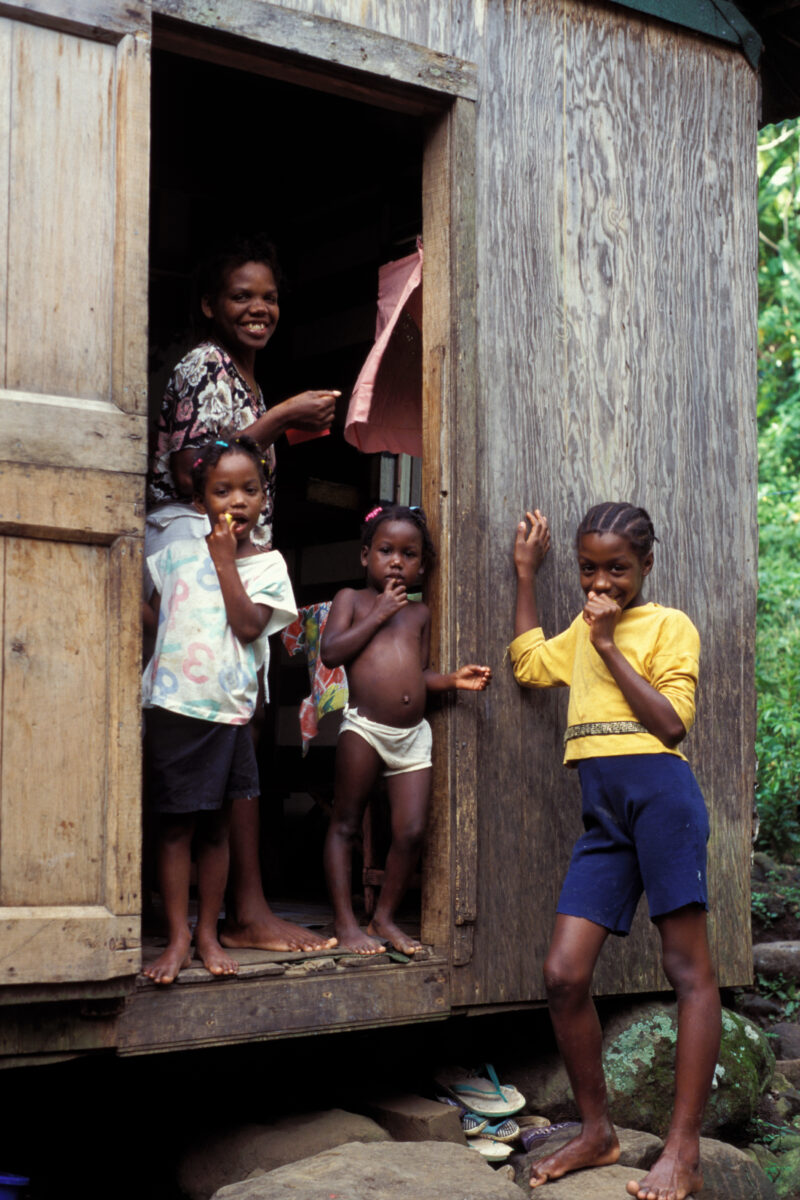 Photo: Children in Dominica — Dominica