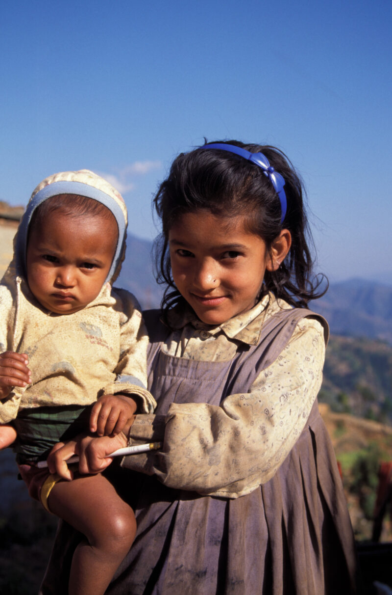 Children in Nepal — Nepal, children, faces, poor, rural