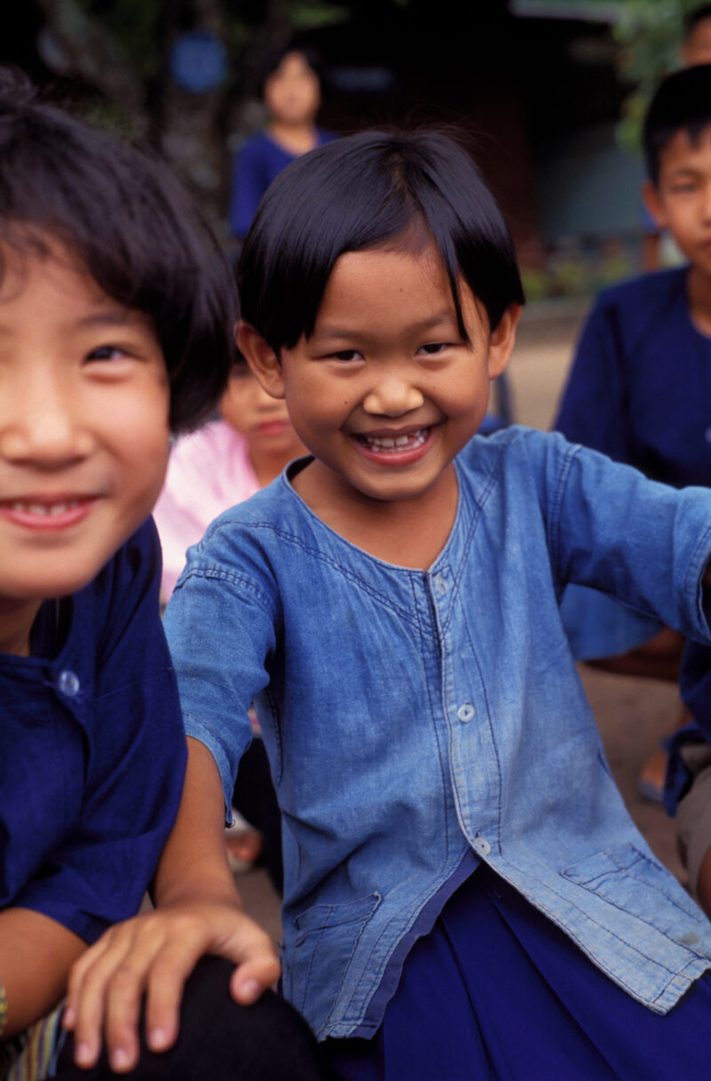 Children in Rural Laos — Laos, children, rural, remote, poor