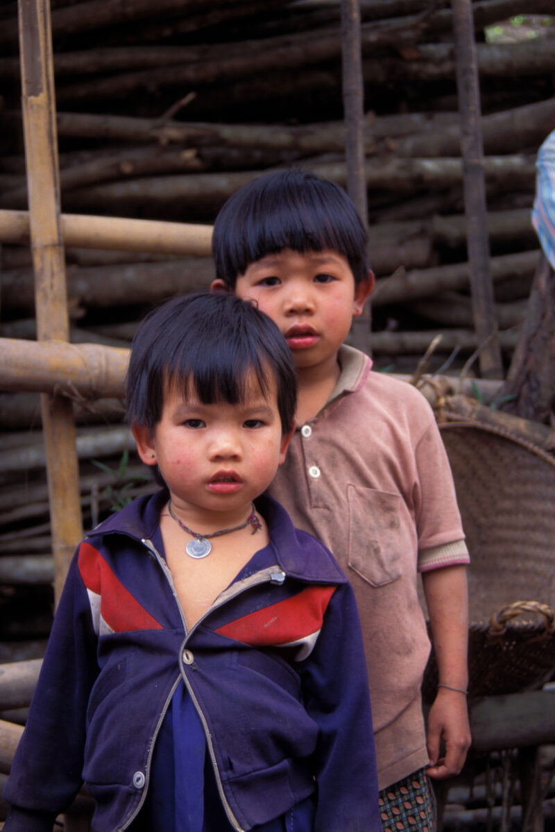 Children in Rural Laos — Laos, children, rural, remote, poor