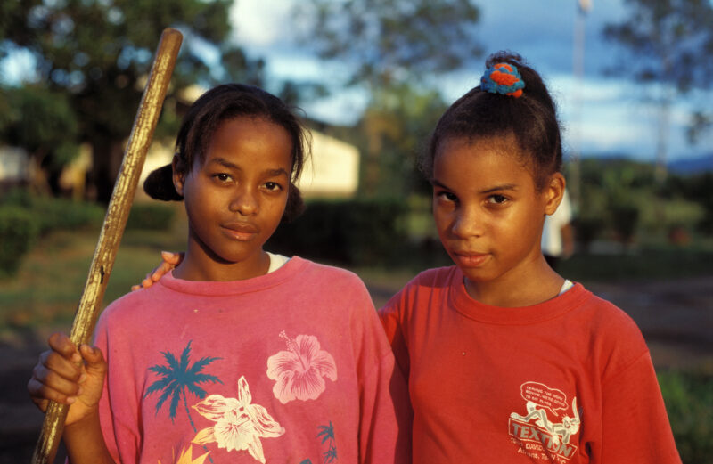 Girls in the CDominican Republic — Girls do their chores at an orphanage in the Dominican Republic — Dominican Republic, girls, children, orphanage, ICC
