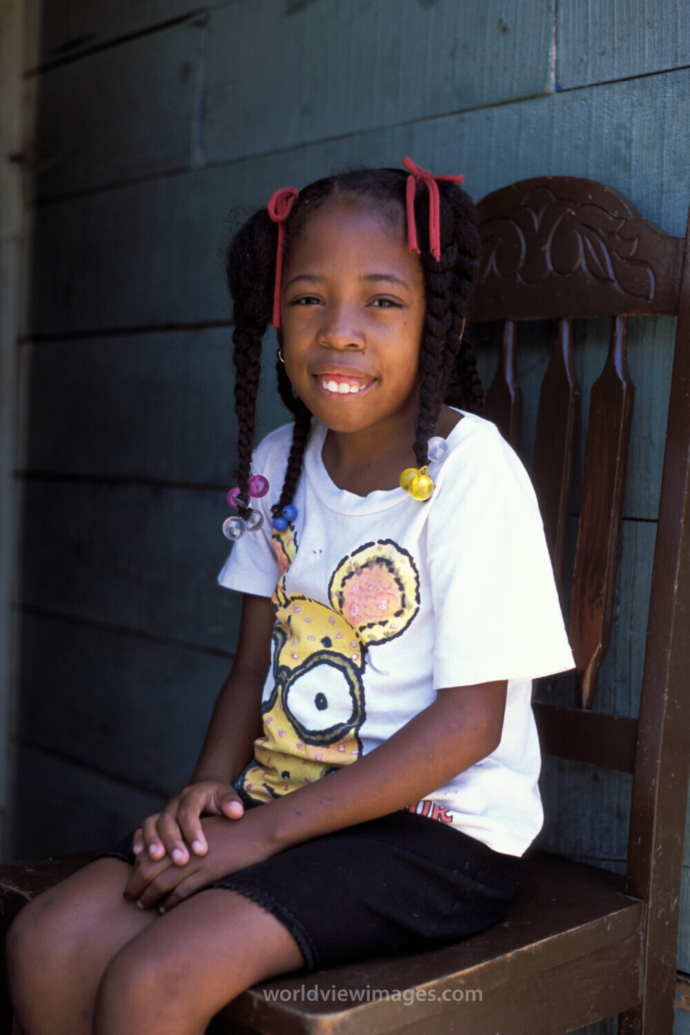 Girl in The Dominican Republic