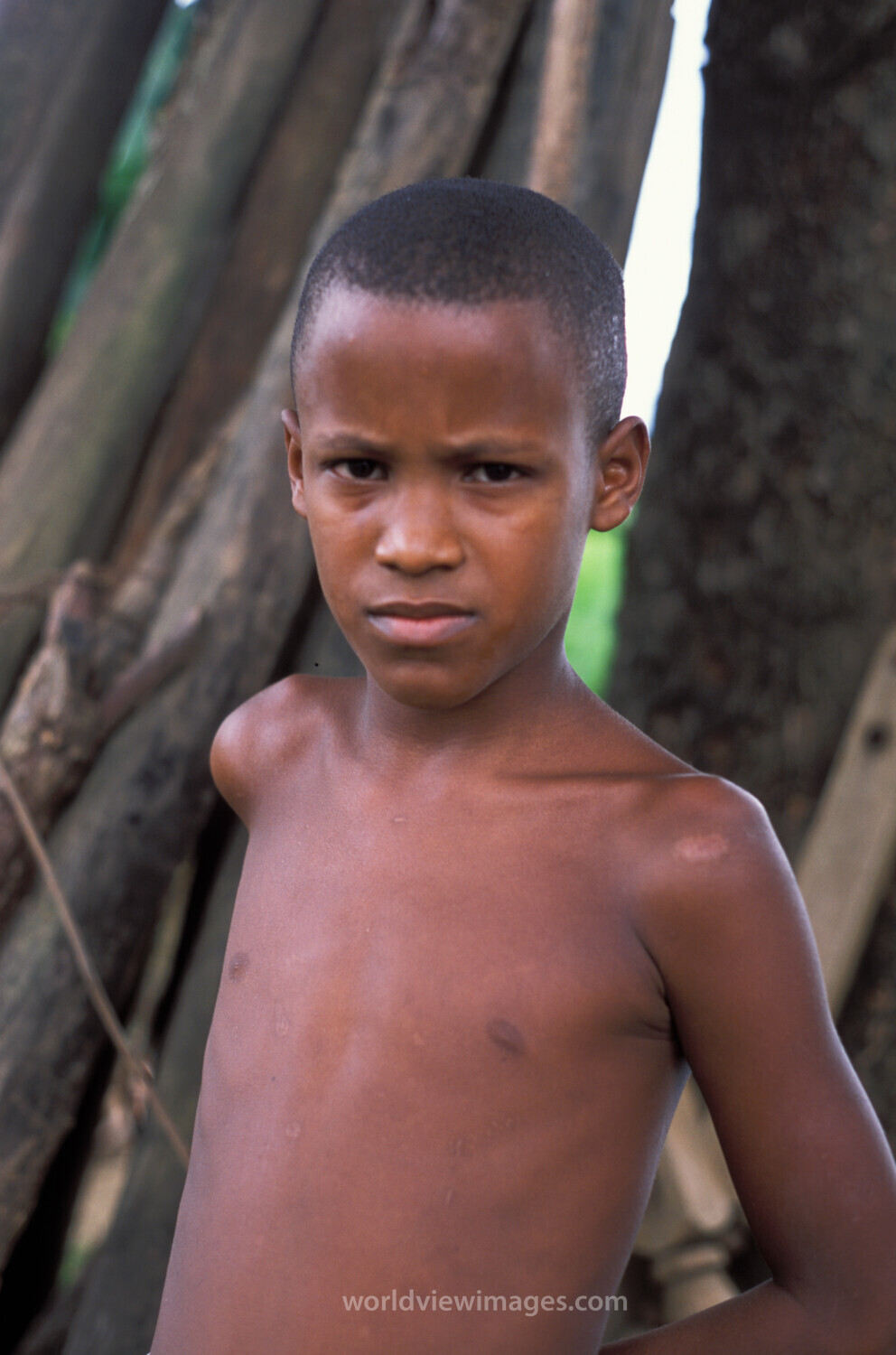 Boy in the Dominican Republic