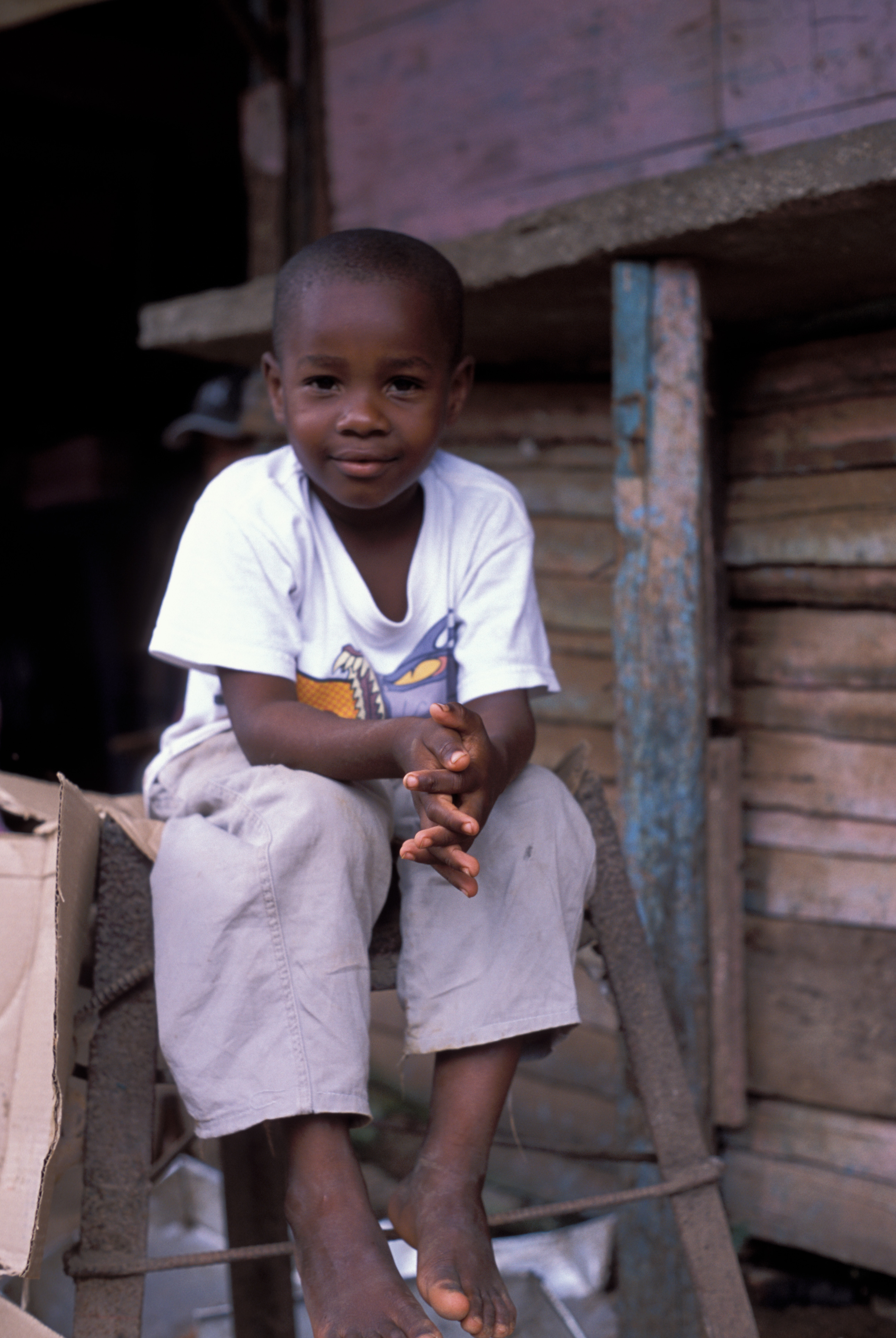 Boy in the Dominican Republic