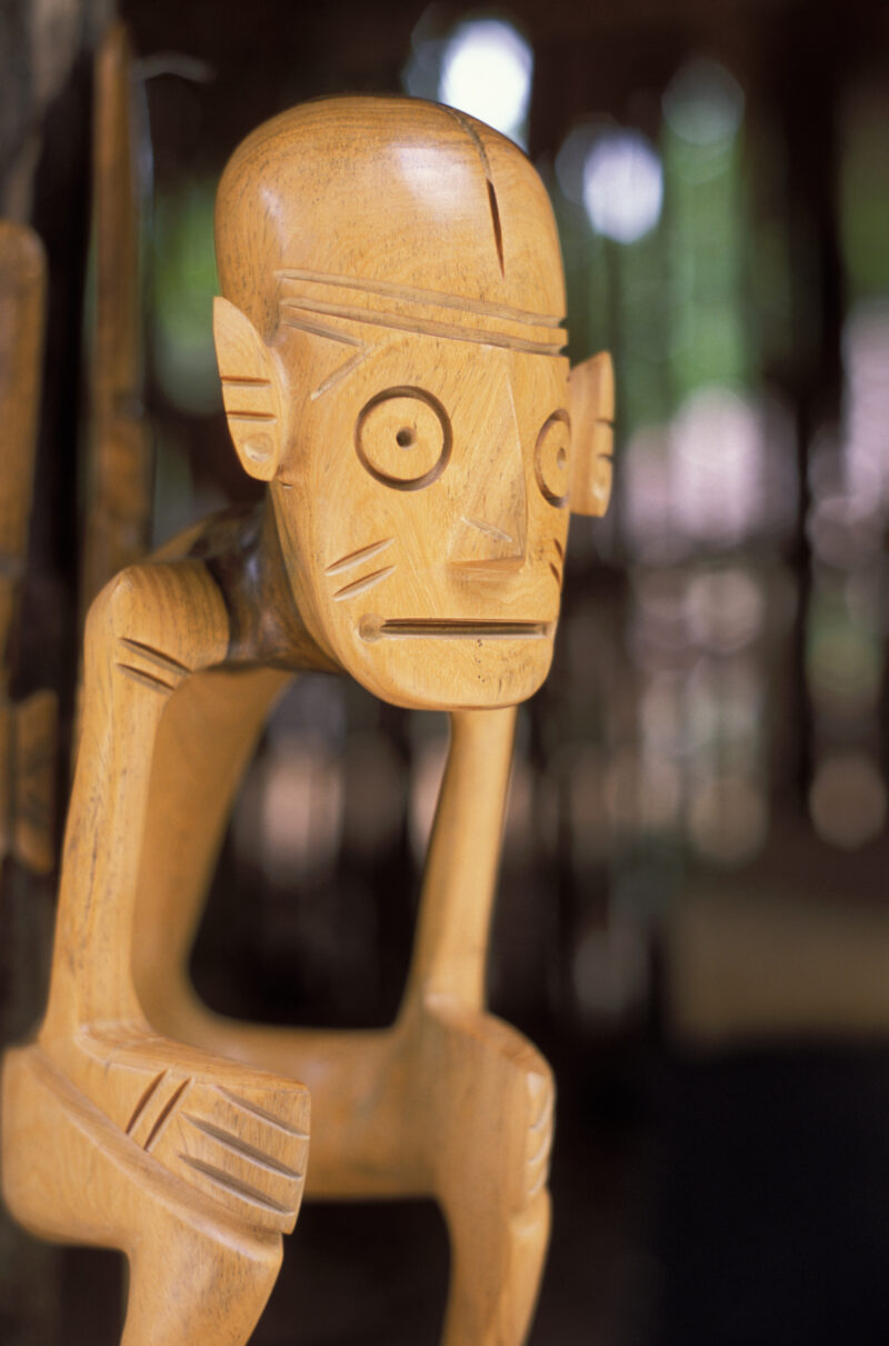 Taino Indian Carvings — Stock image of wooden carvings in the style of the Taino Indians — Dominican Republic, carvings, wood, art, souveners