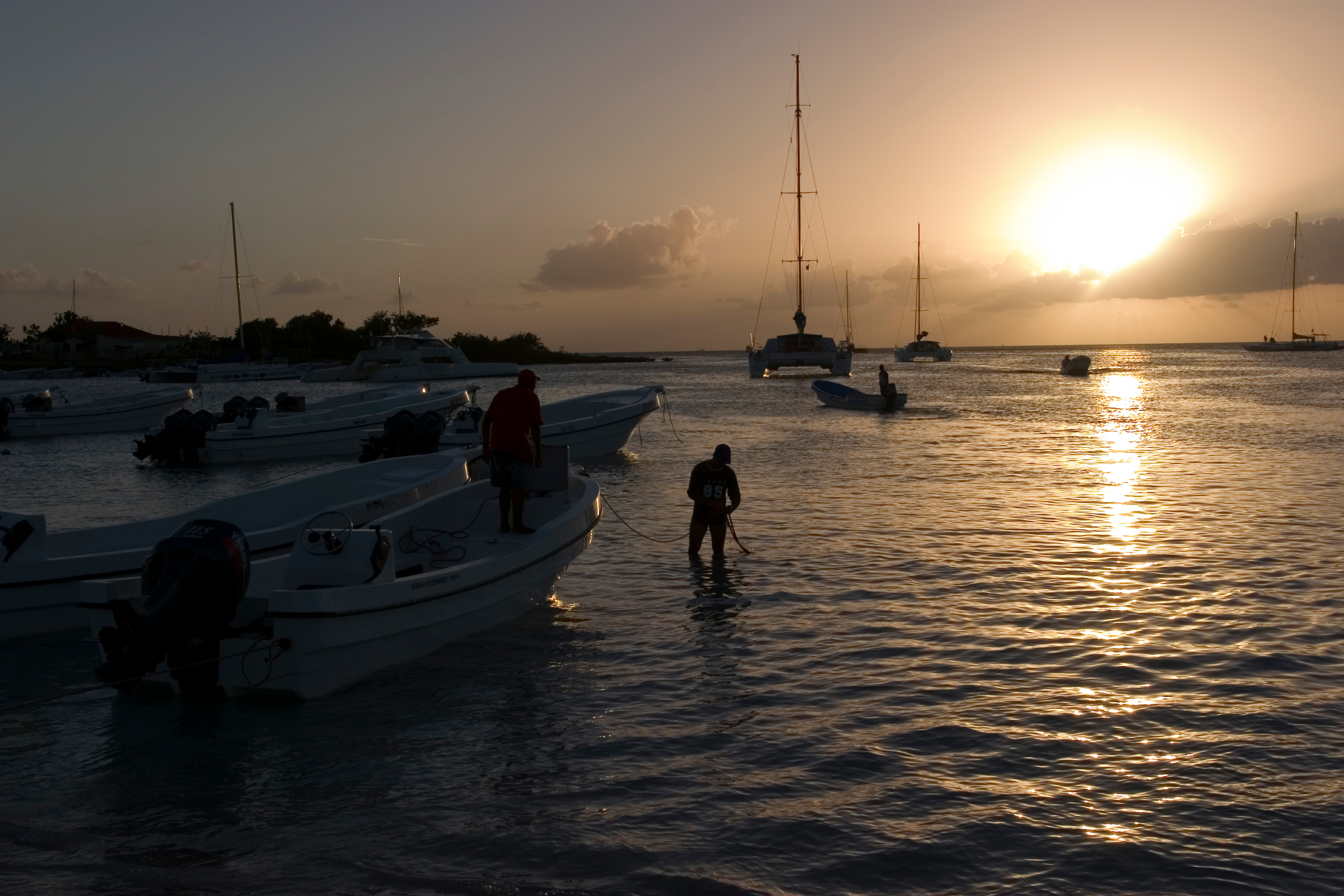 Sunset in the Dominican Republic
