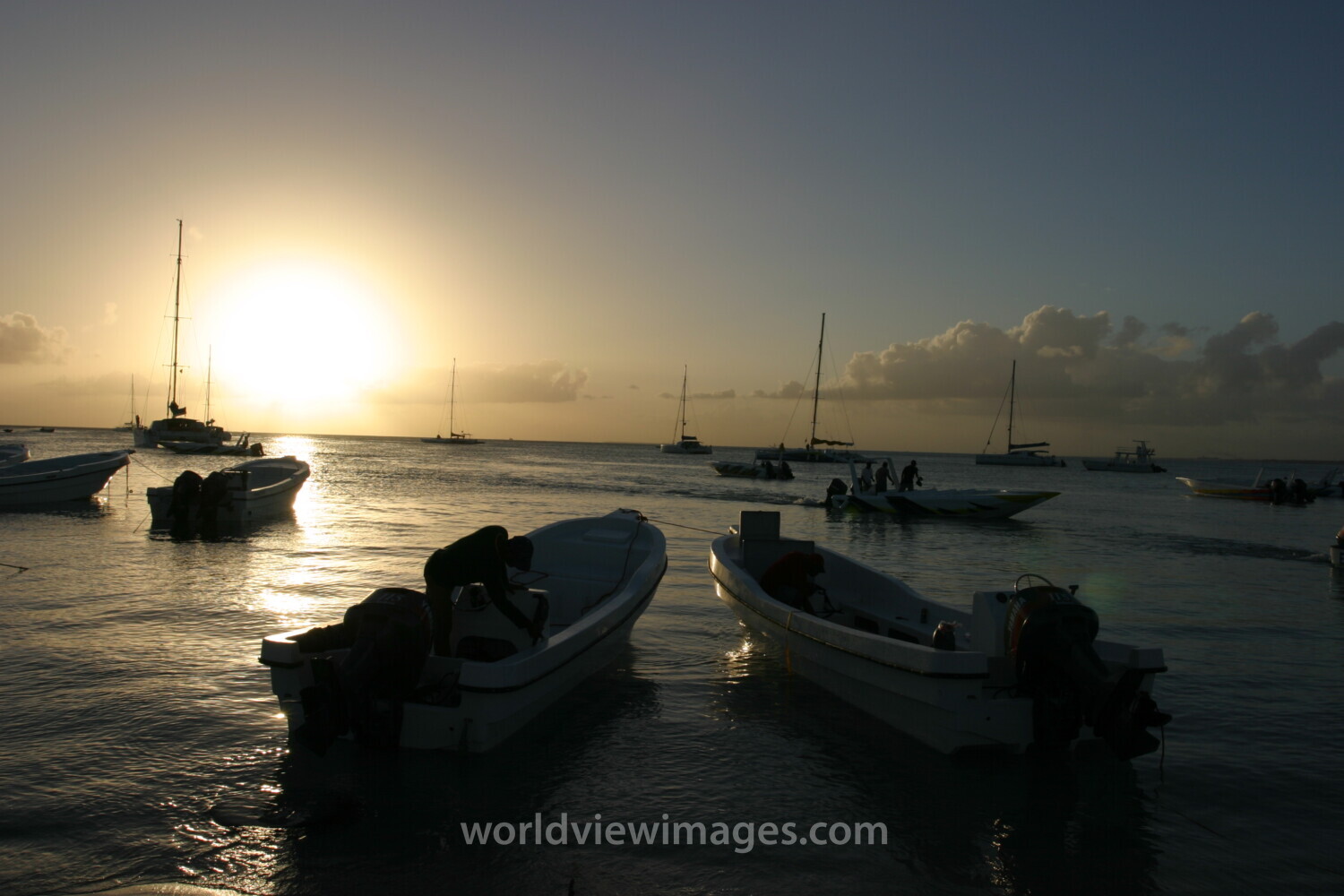 Sunset in the Dominican Republic