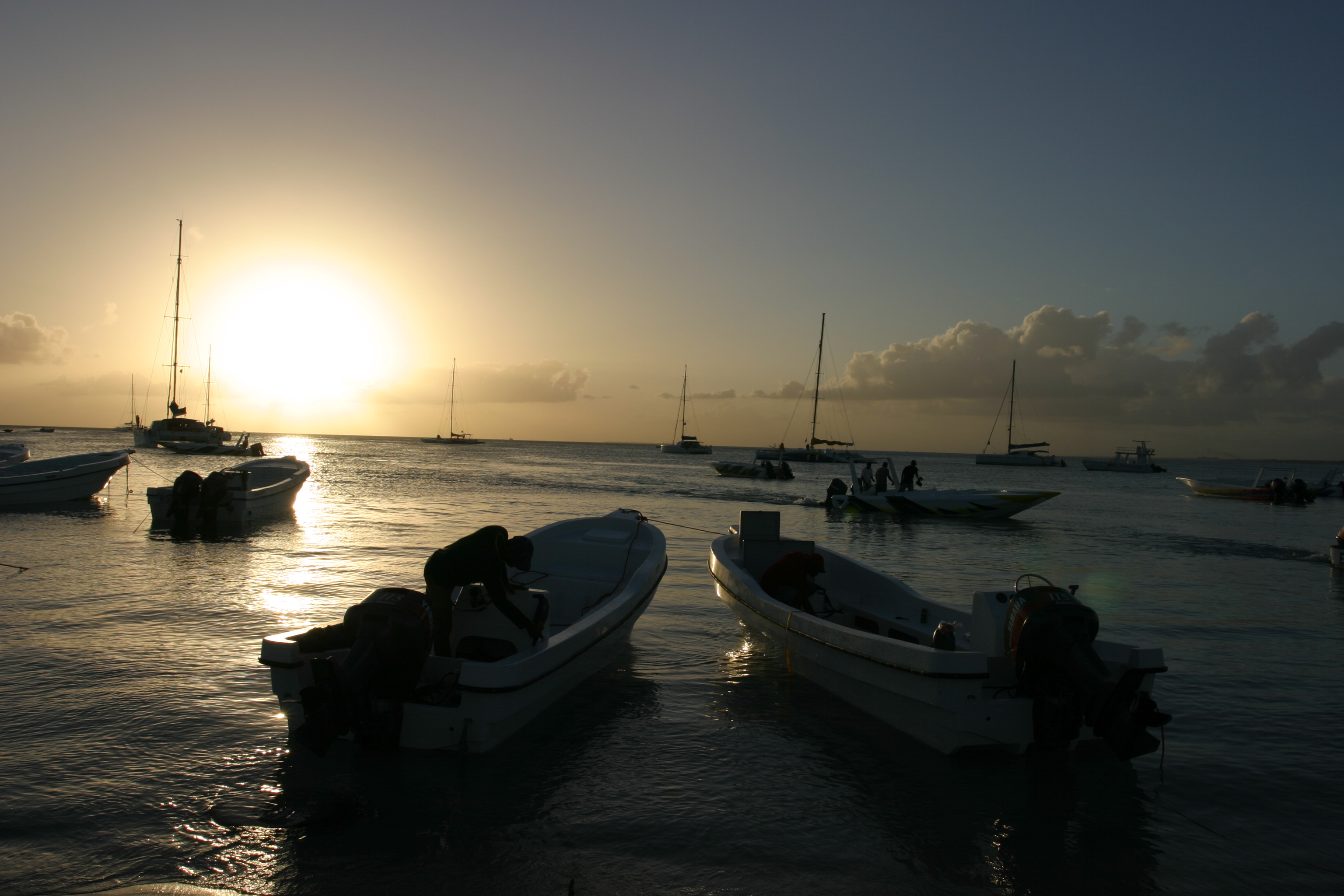 Sunset in the Dominican Republic