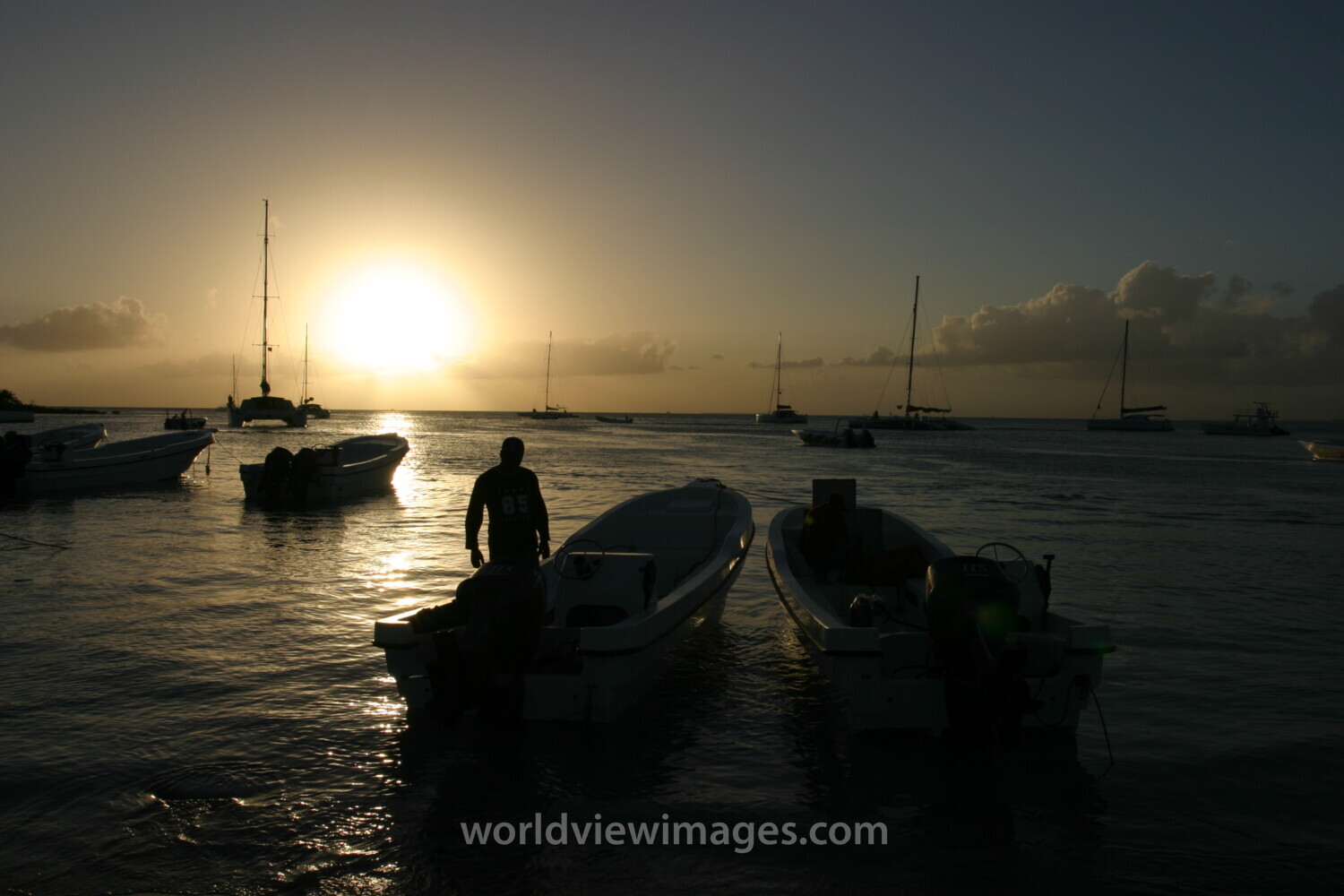 Sunset in the Dominican Republic
