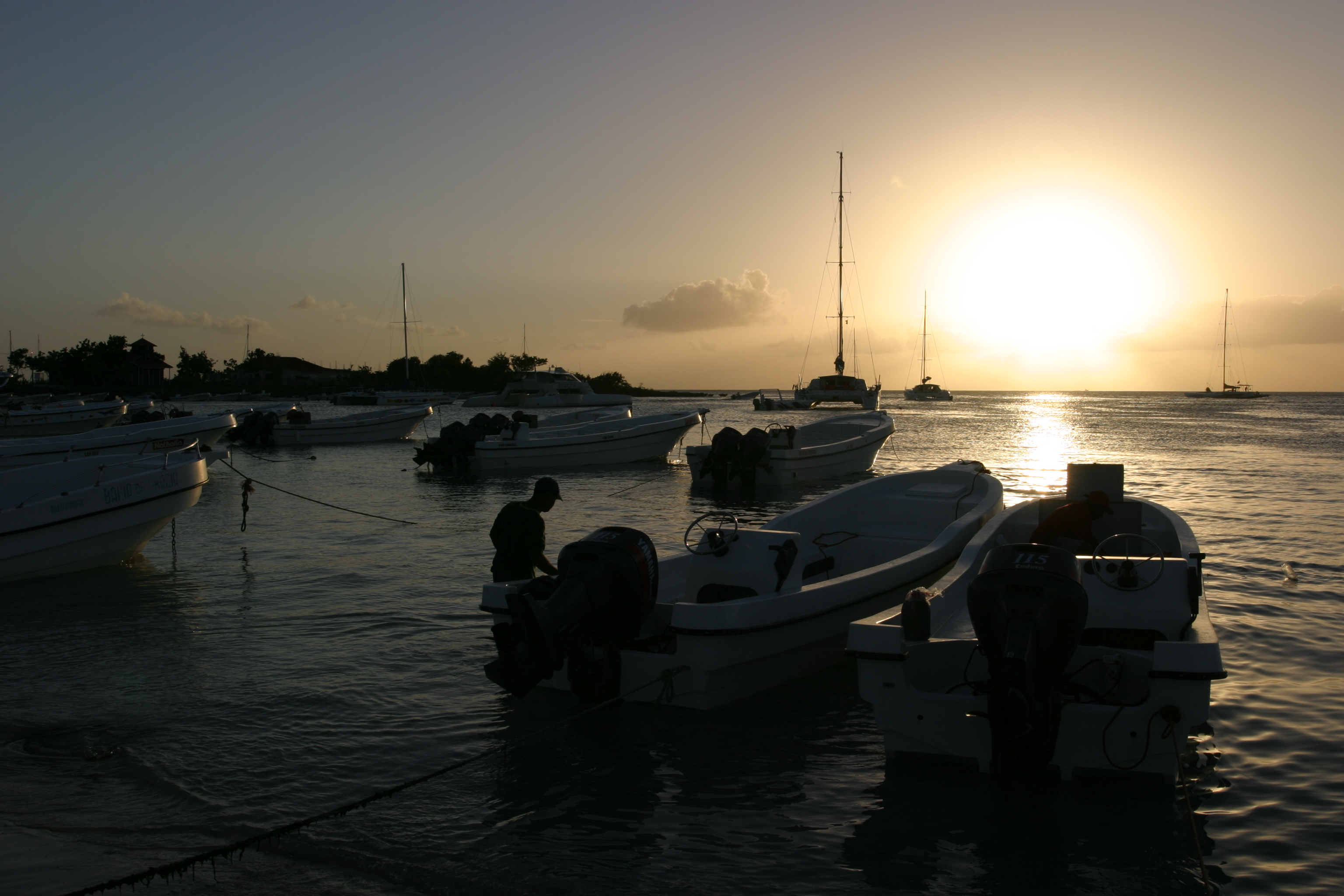 Sunset in the Dominican Republic