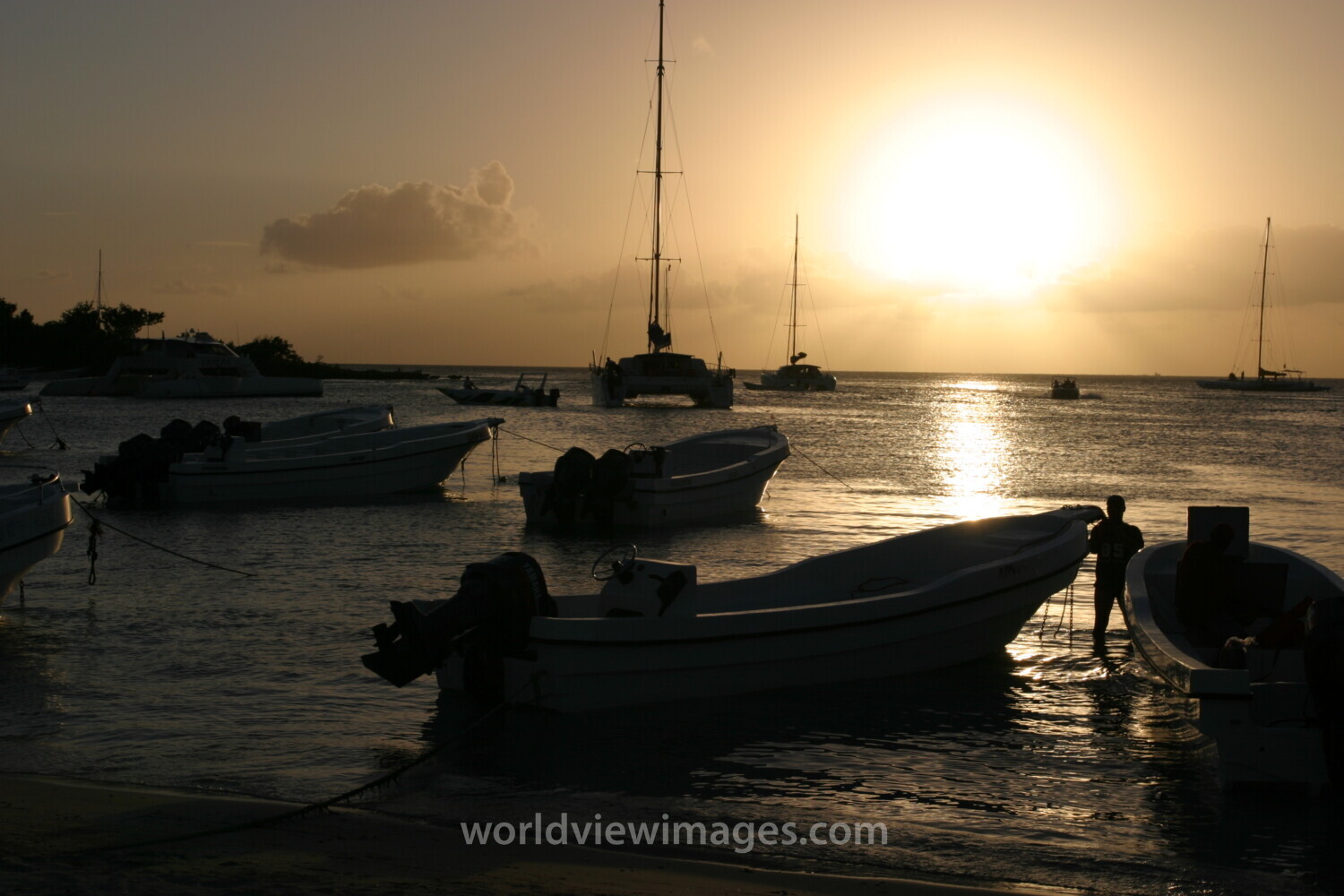 Sunset in the Dominican Republic