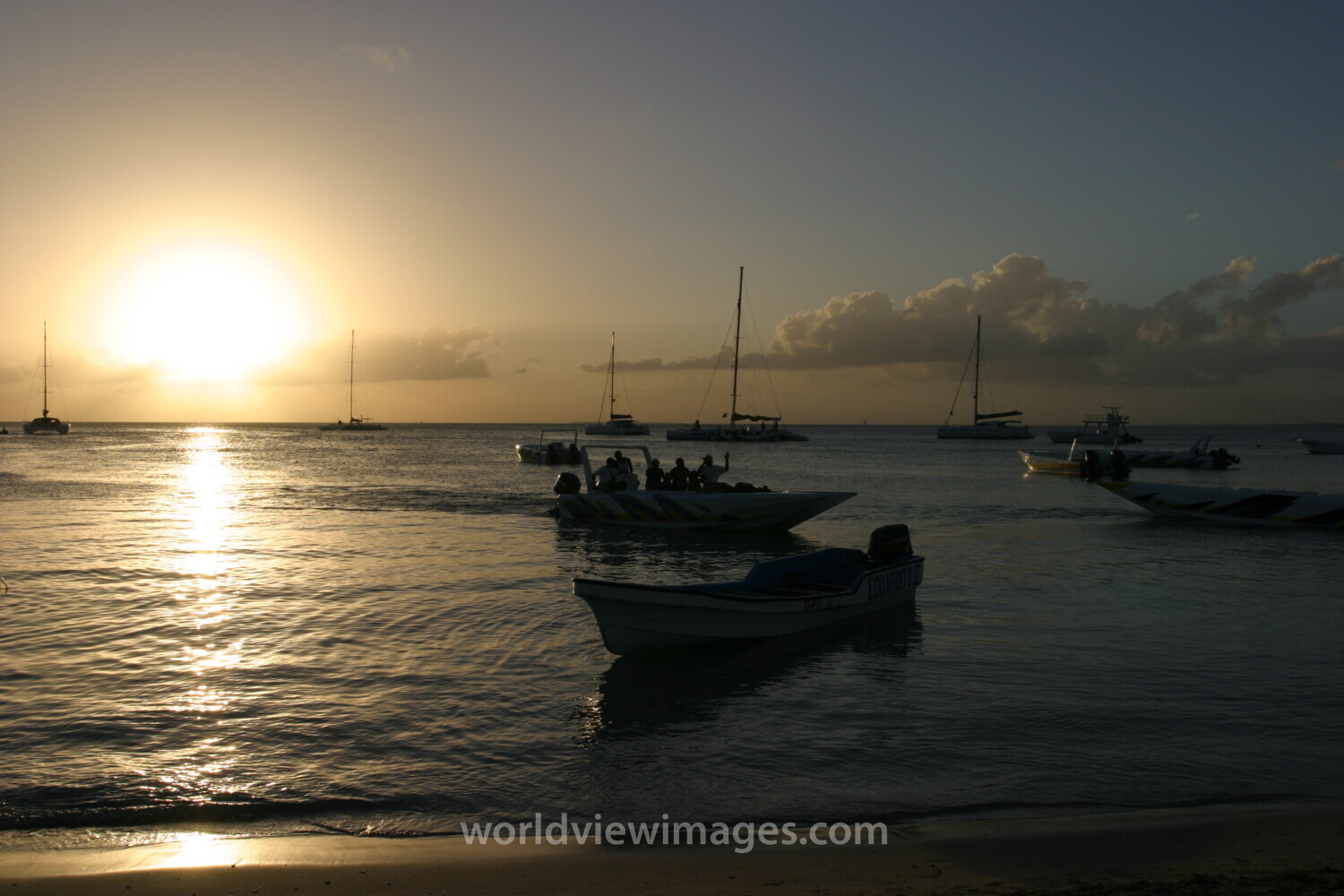 Sunset in the Dominican Republic