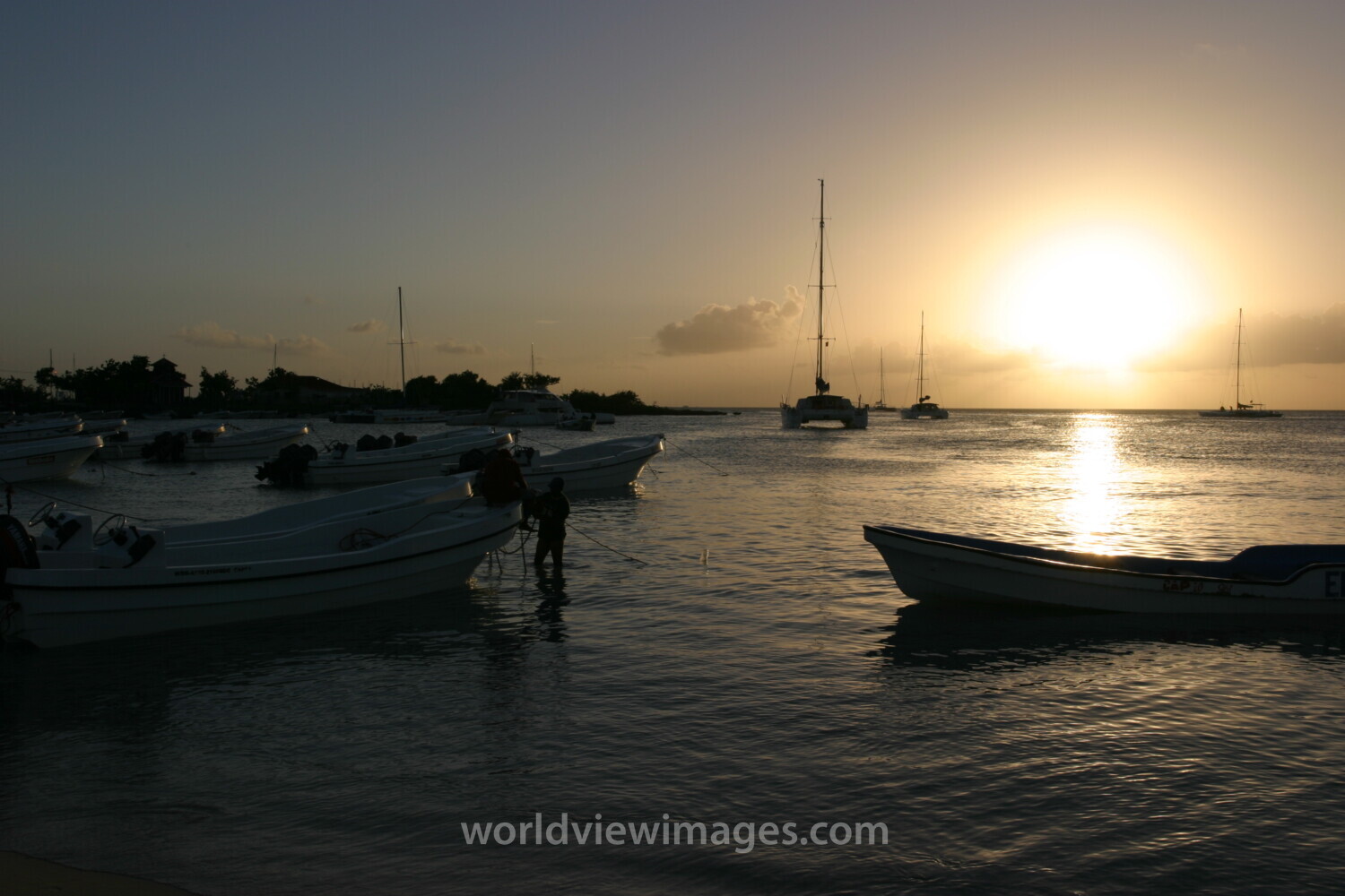 Sunset in the Dominican Republic