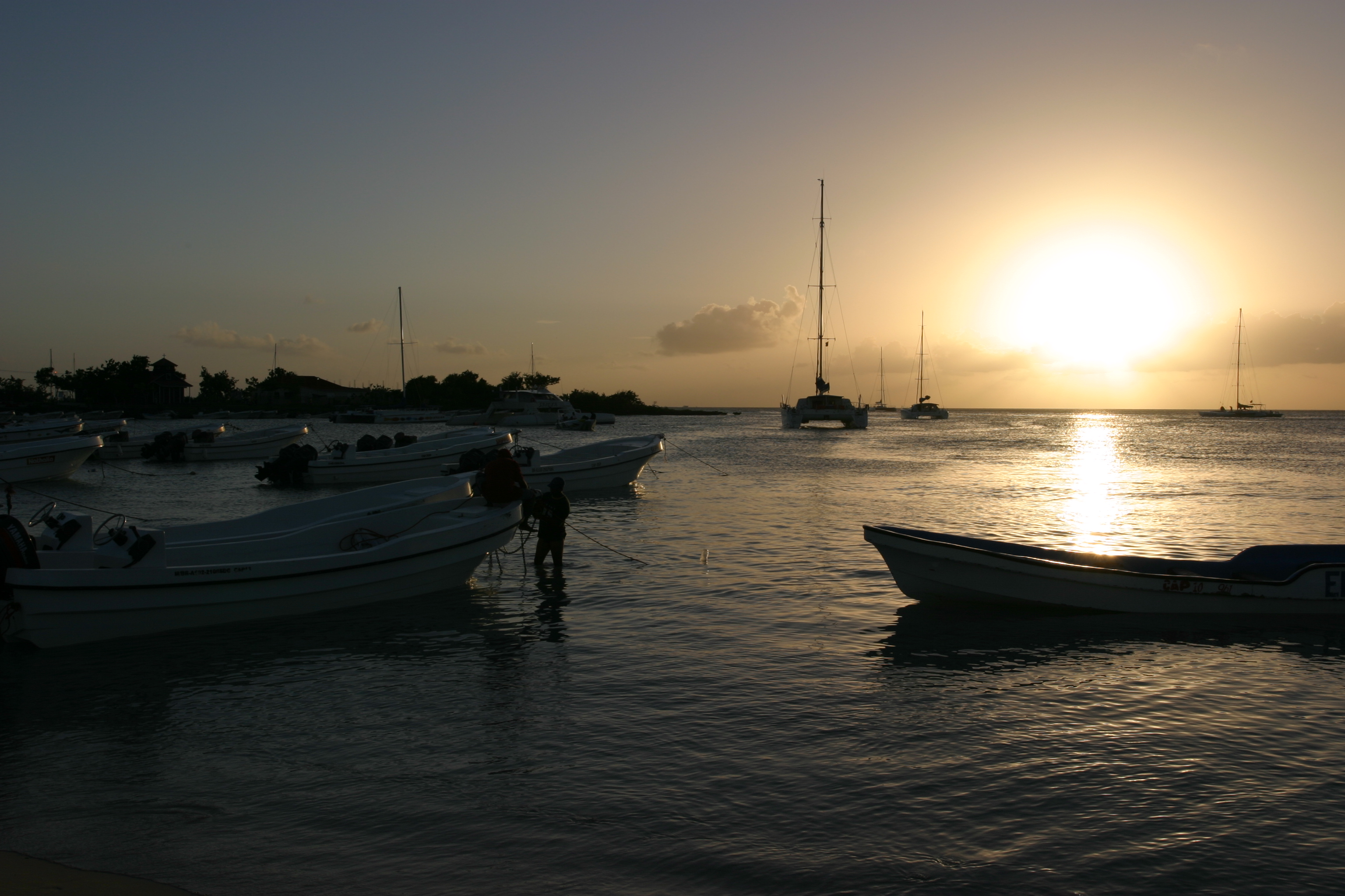 Sunset in the Dominican Republic