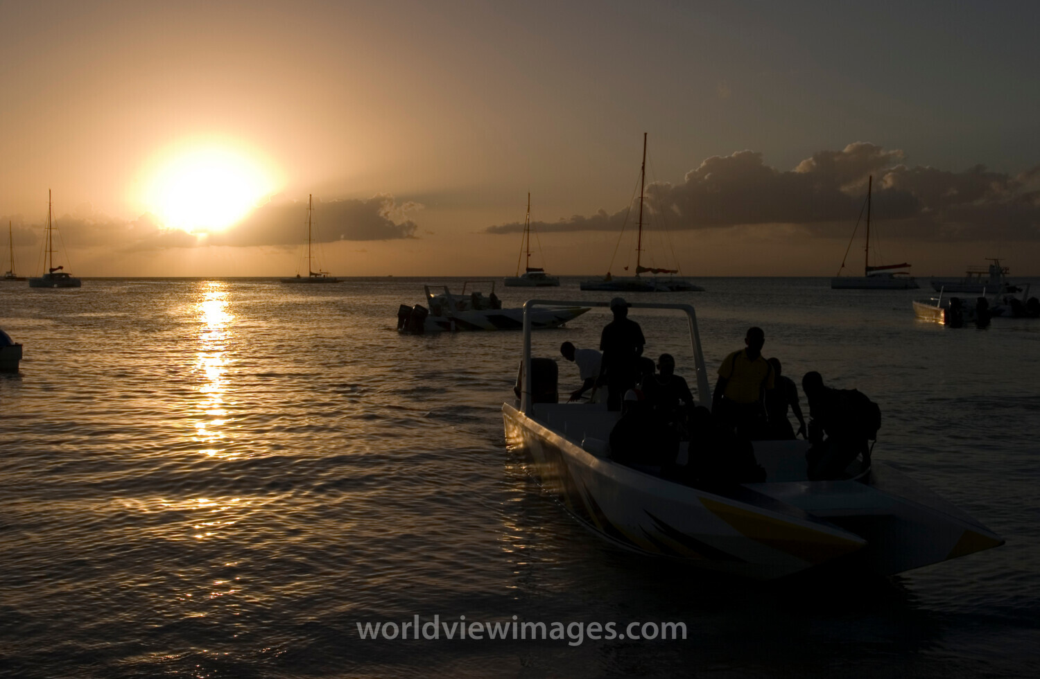 Sunset in the Dominican Republic