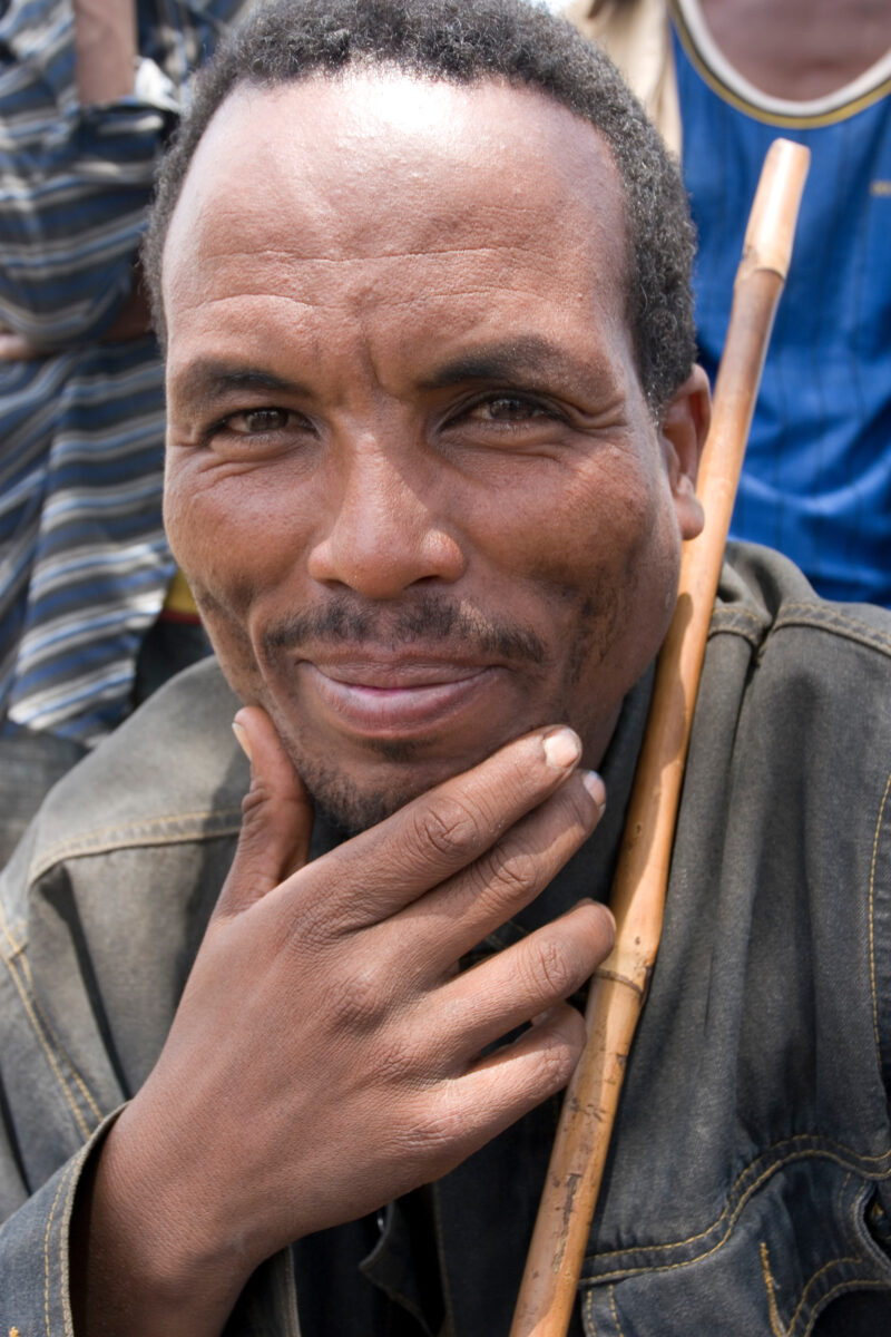 Man in Ethiopia — Stock Image of a man in Rural Ethiopia — Ethiopia, Africa, African, Africans, Ethiopian