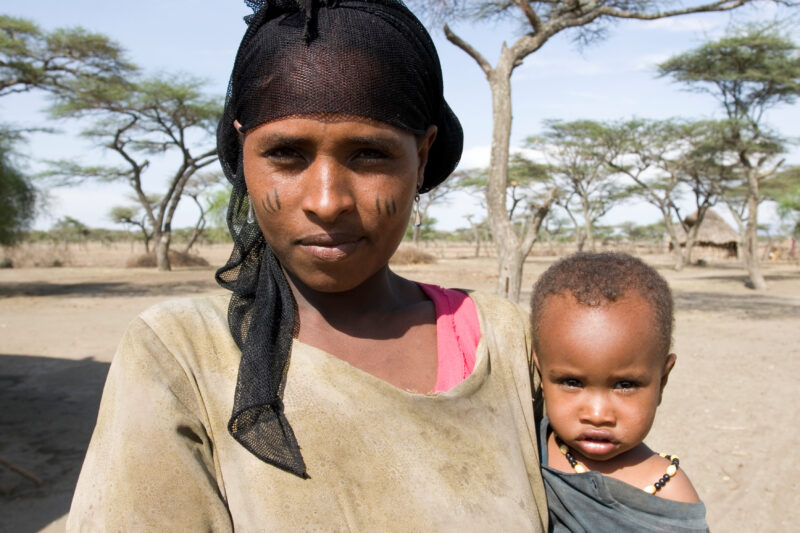 Mother and Baby in Ethiopia — Ethiopia, Africa, African, Africans, Ethiopian